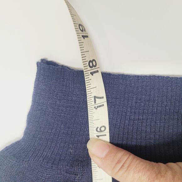 Vintage Tricots St Raphael Sweater Mens XS/Small Navy Knit 100% Pure New Wool - Picture 6 of 9